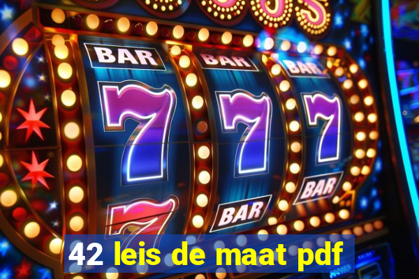 42 leis de maat pdf